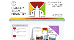 Desktop Screenshot of horleyteamministry.org.uk