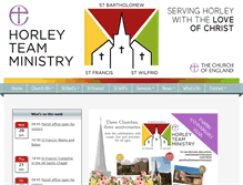 Tablet Screenshot of horleyteamministry.org.uk